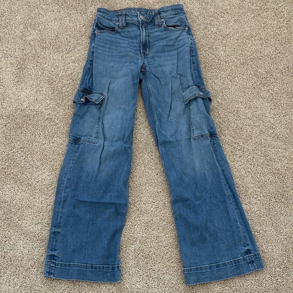 American Eagle Outfitters Baggy Cargo Jeans